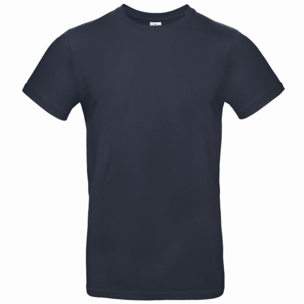 Granatowy model koszulki unisex.