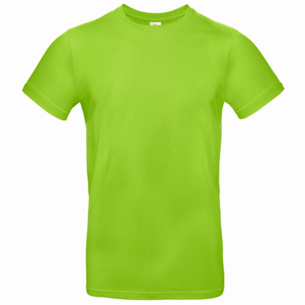 Zielony model koszulki unisex.