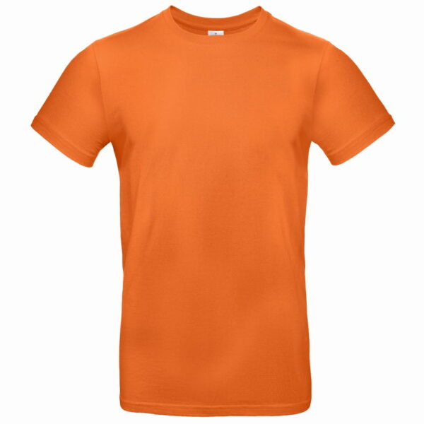Pomarańczowy model koszulki unisex.